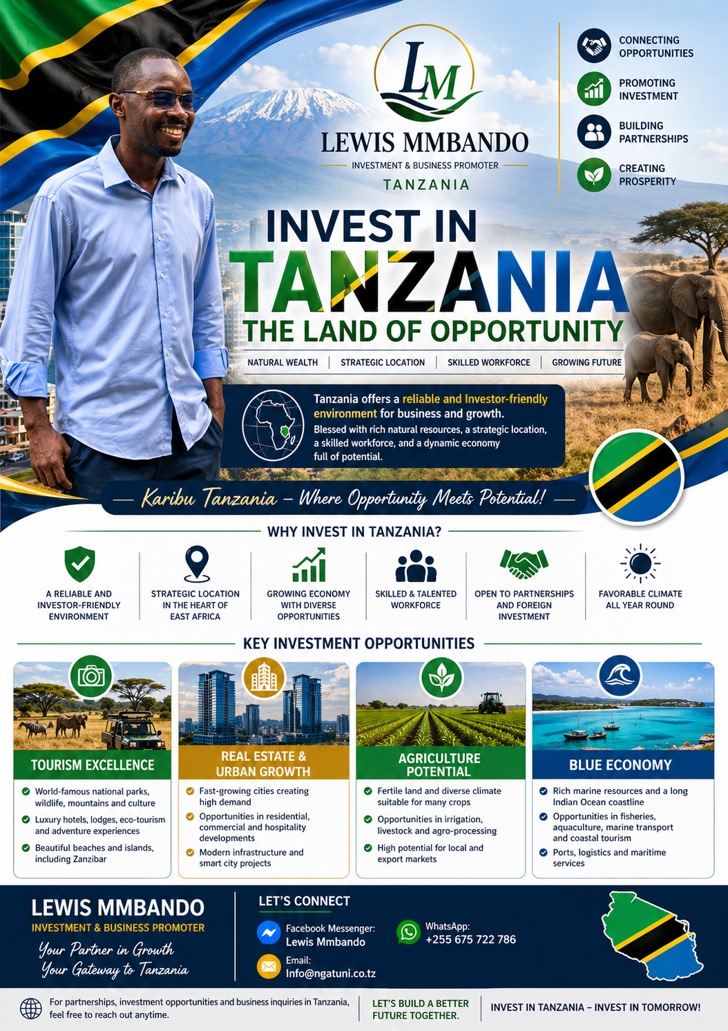 Tanzania a Land of Opportunities, Beauty and Growth