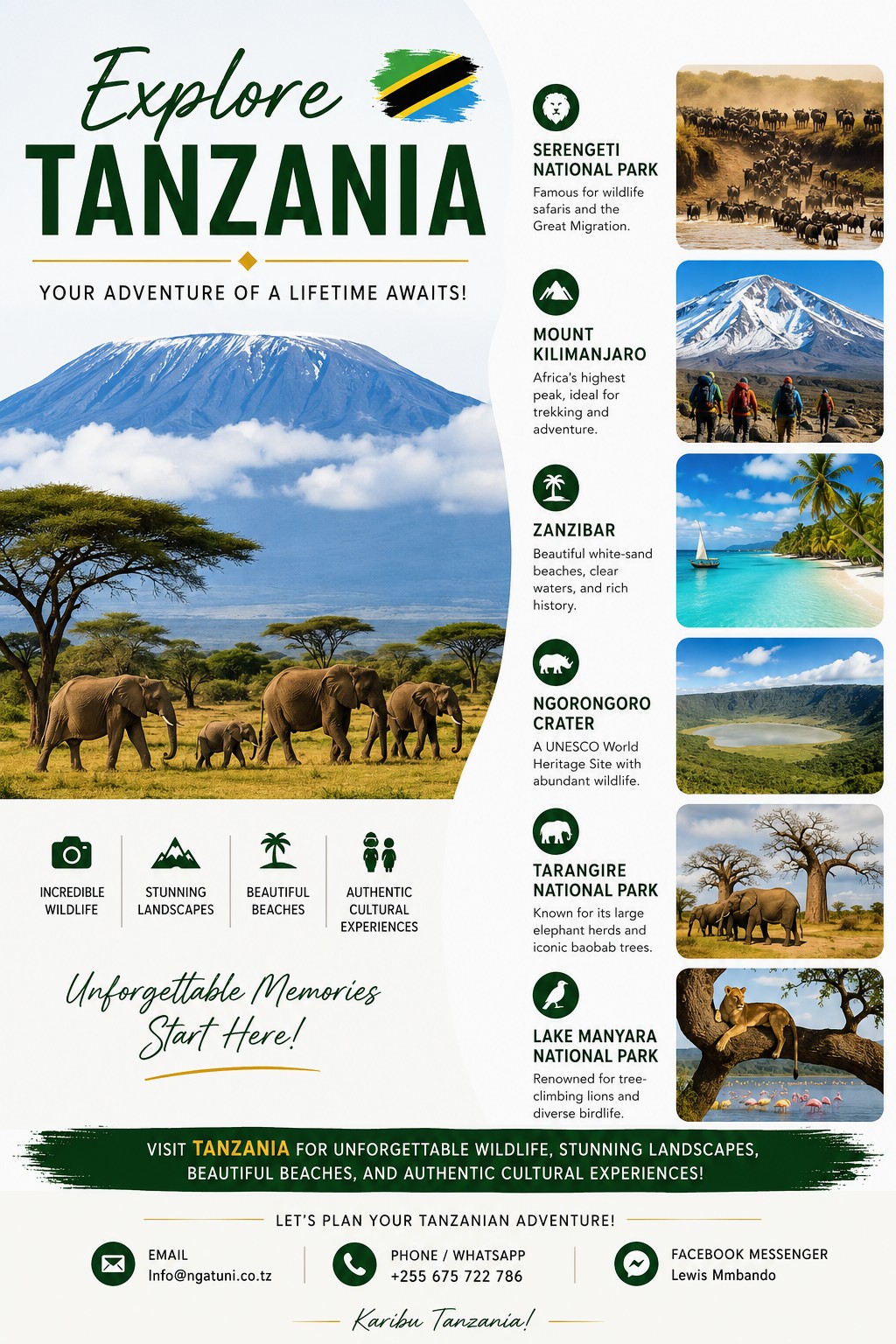 Explore Tanzania East Africa